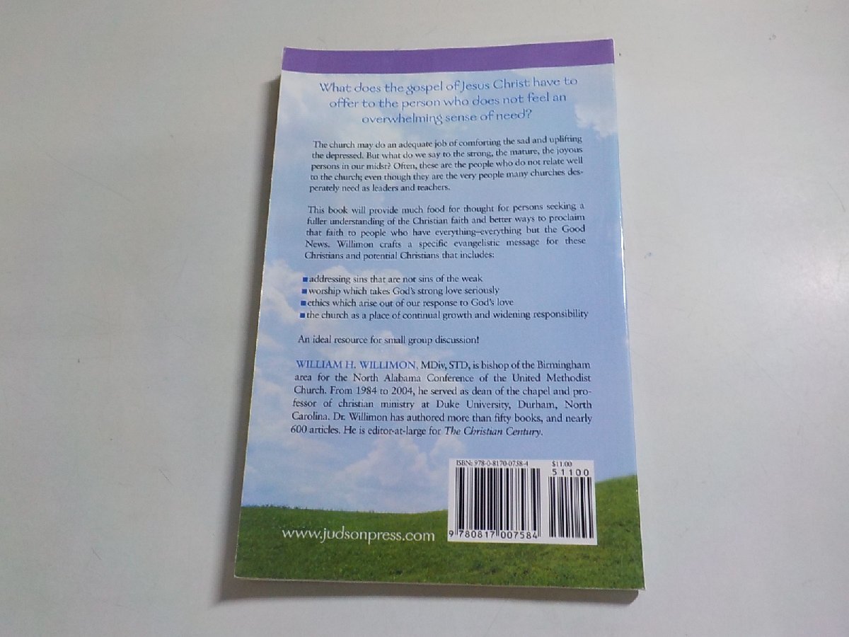 A1552◆the gospel for the person who has everything WILLIAM H.WILLIMON☆_画像3