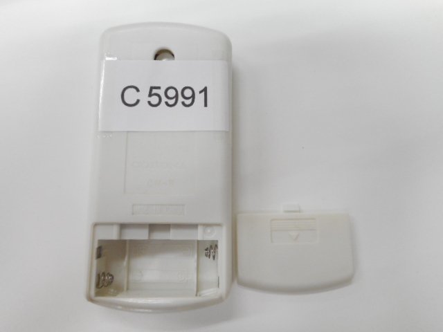 C5991◆コロナ電業 エアコンリモコン CW-R(ク）_画像1