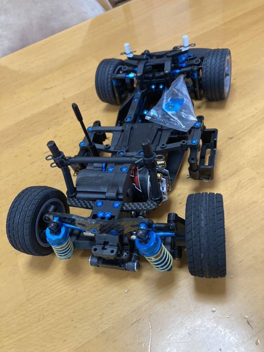 ★ タミヤ M-08R +ロータスヨーロッパ スペアボディセット ★ TAMIYA タミグラ タミチャレ サーキットの狼_前輪Mグリップ、後輪スーパーラジアル