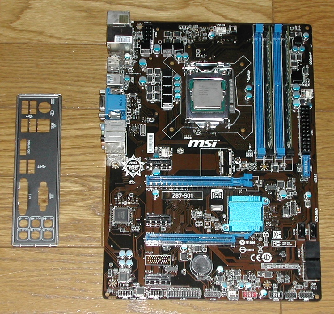 CPU メモリ付き MSI Z87-S01 LGA1150|Yahoo!フリマ(旧PayPay CPU メモリ付き MSI Z87-S01 LGA1150|Yahoo!フリマ(旧PayPay