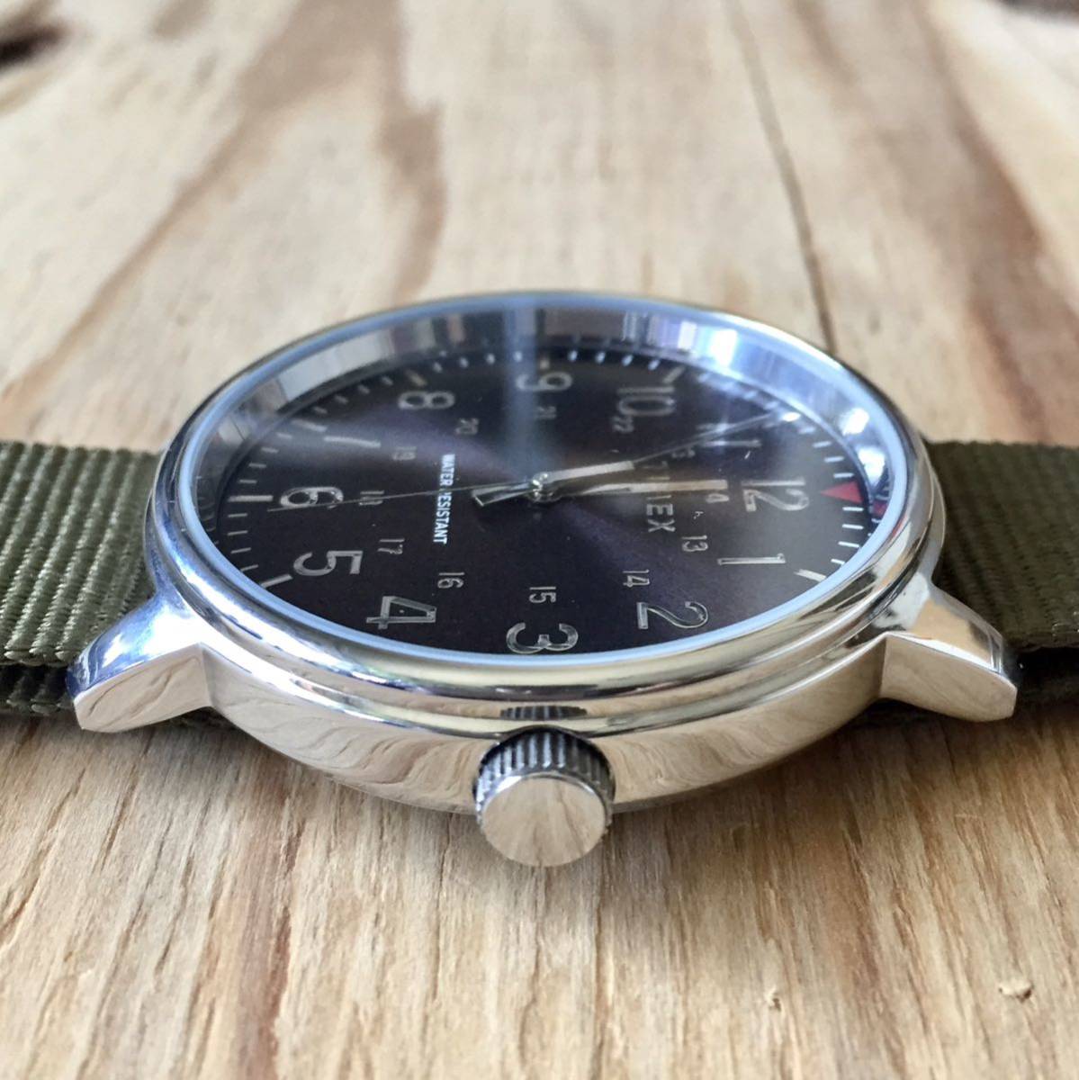 美品 BEAMS TIMEX Military Watch ビームス タイメックス ミリタリーウォッチ アナログウォッチ 腕時計 電池式クオーツ NATOナイロンベルト_画像10