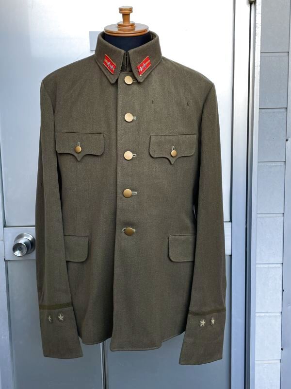 超特大 日本陸軍 中尉 三式 軍衣 冬衣 軍服 軍装 制服 帝国陸軍 超特大 日本陸軍 中尉 三式 軍衣 冬衣 軍服 軍装 制服 帝国陸軍