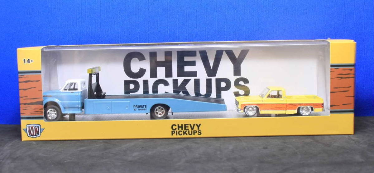 1/64 M2マシーン 1970 Chevrolet C60 Truck & 1979 Chevrolet Silverado_画像1