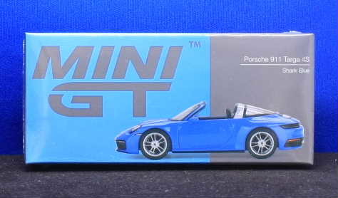 1/64 MINI-GT Porsche ポルシェ 911 タルガ 4S シャークブルー (左ハンドル) 【610】_画像2