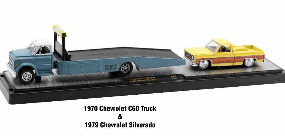 1/64 M2マシーン 1970 Chevrolet C60 Truck & 1979 Chevrolet Silverado_※イメージ画像