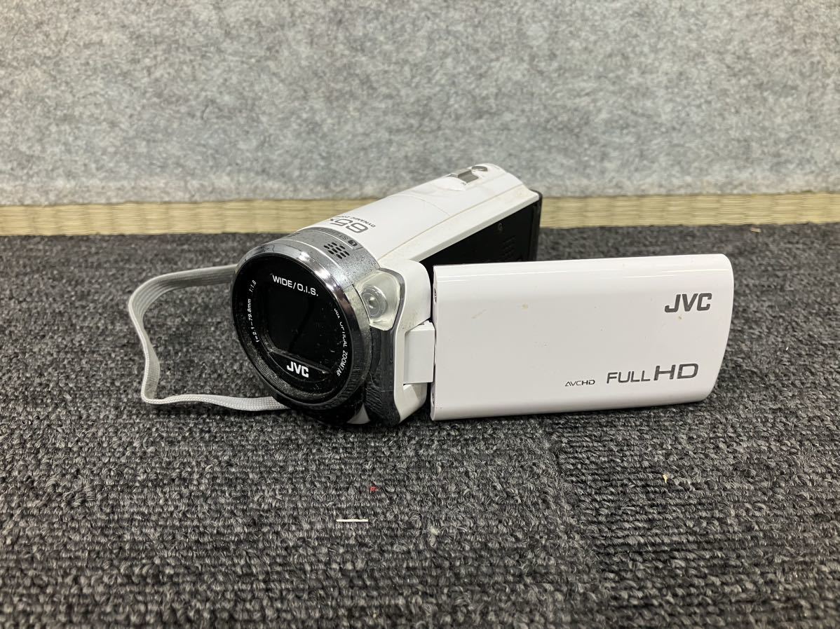 ◇【売り切り】JVC ビデオカメラ Everio AVCHD GZ-E565-W 2013年製_画像1