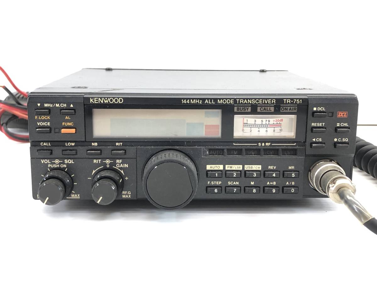 ◇【通電確認のみ】KENWOOD　144MHz オールモードトランシーバー　TR-751　ケンウッド◇_画像6