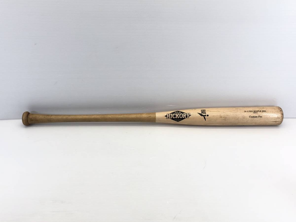 □OLD HICKORY オールドヒッコリー 35.0 PRO MAPLE BR3 木製バット ＢＦＪマーク付き　USED□_画像8