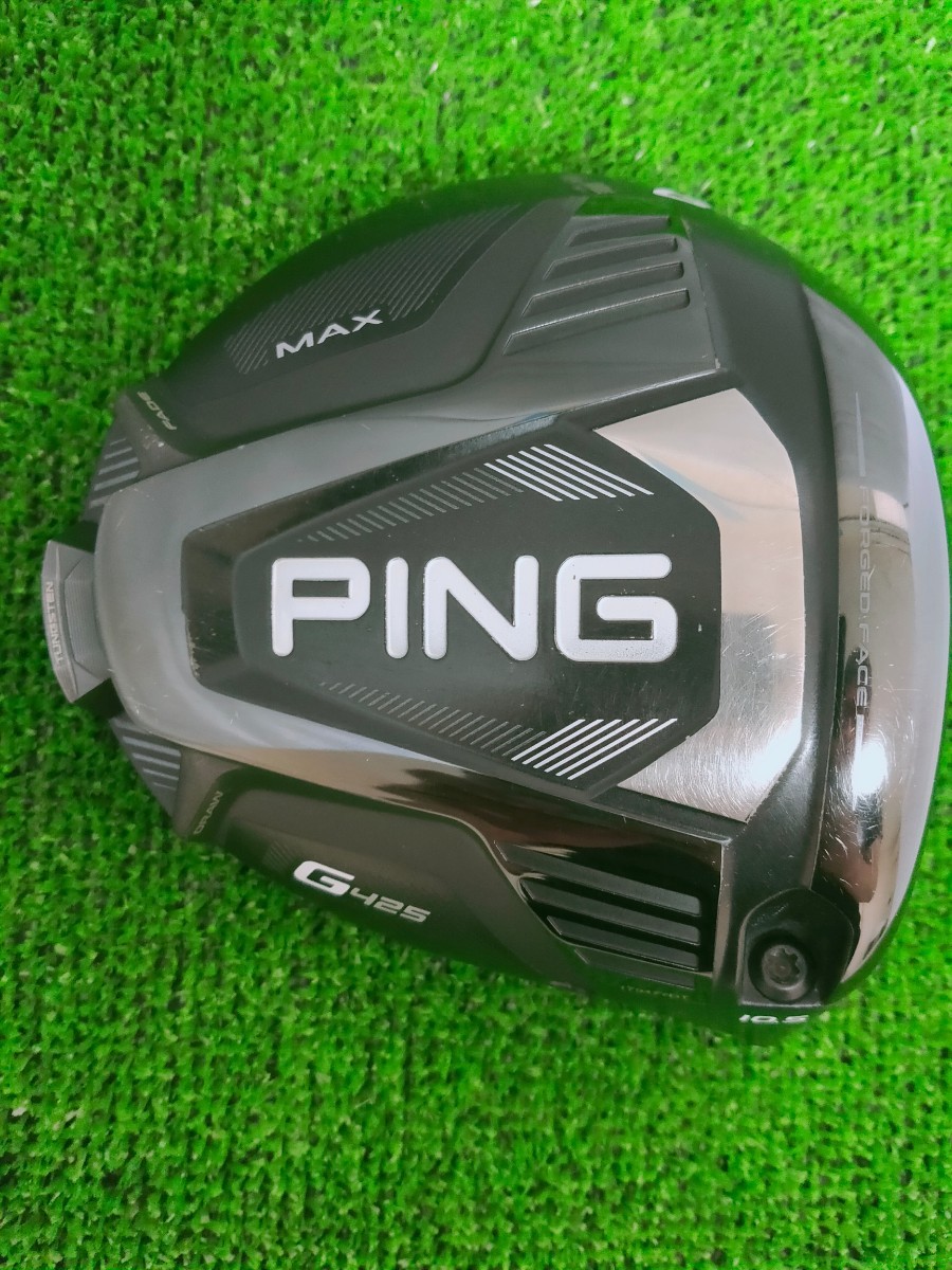 ピン PING G425 MAXドライバー 10.5 純正SR ヘッドカバー付 PING ピン G425 MAX マックス 10 5度 10 5° ドライバー ヘッド