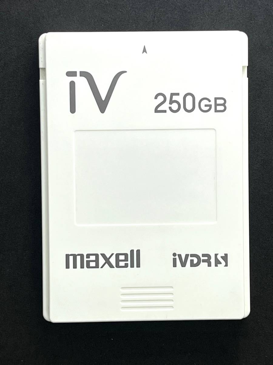 ★送料無料★動作品　iVDR-S カセットハードディスク　250GB　ホワイト　マクセル/maxell　アイヴィ　M-VDRS　Wooo対応　④_画像1