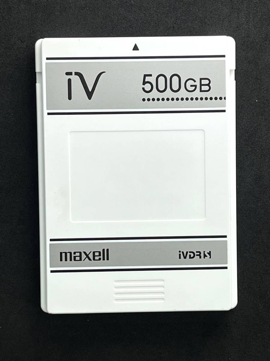 * free shipping * operation goods iVDR-S cassette hard disk 500GB white mak cell /maxell I vi M-VDRS Wooo correspondence ②