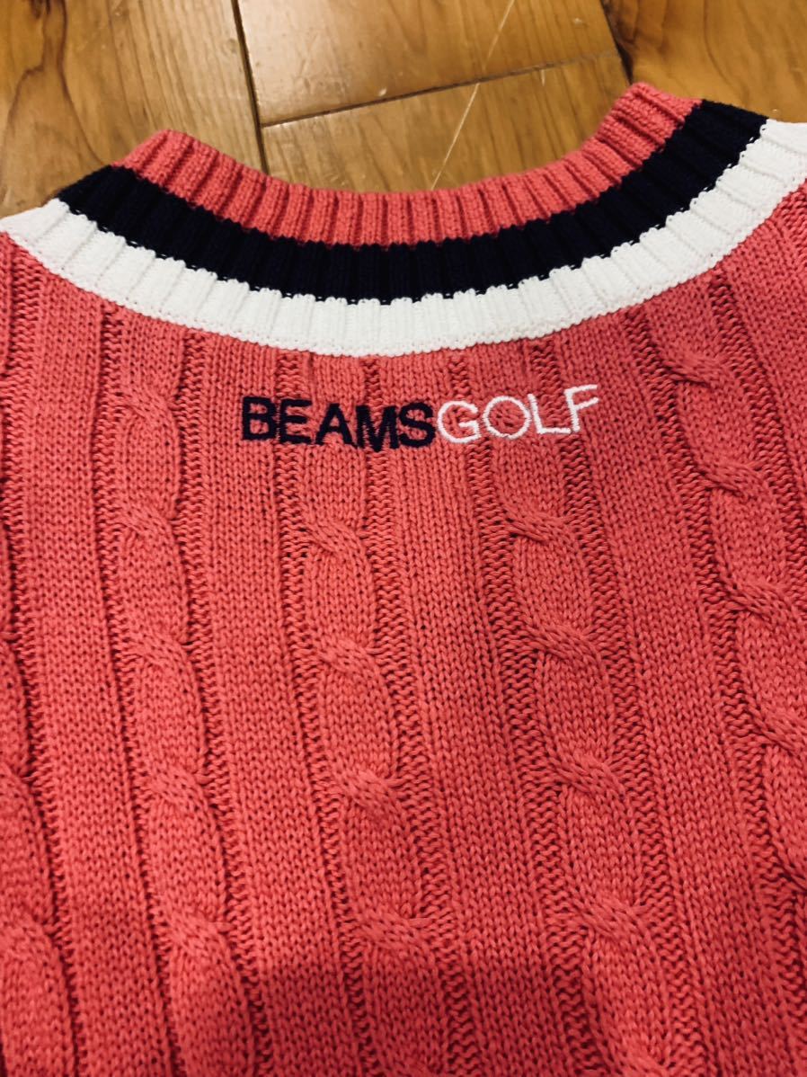 BEAMS GOLF ビームスゴルフ ニット ベスト Sサイズ_画像5