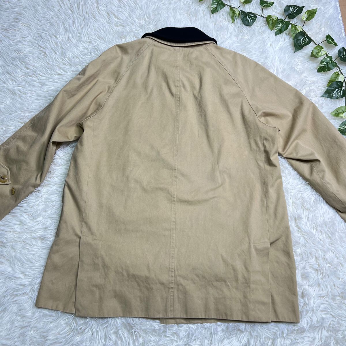 黒襟 Burberry's ノバチェック XL ステンカラーコート ベージュ 黒襟 Burberry's ノバチェック XL ステンカラーコート ベージュ