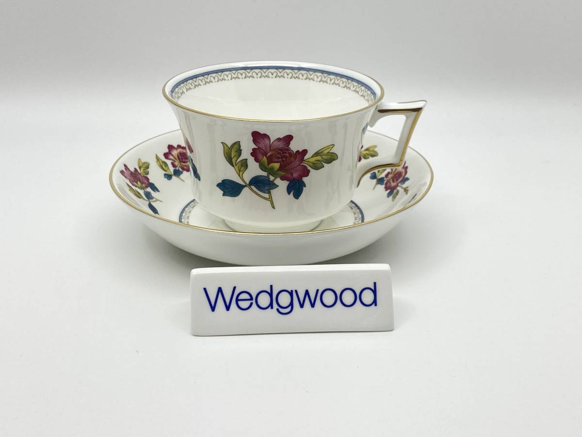 ＊レア＊ WEDGWOOD ウェッジウッド ＊RARE＊ CHINESE FLOWERS Tea Cup & Saucer チャイニーズフラワーズ ティーカップ&ソーサー *L493_画像1