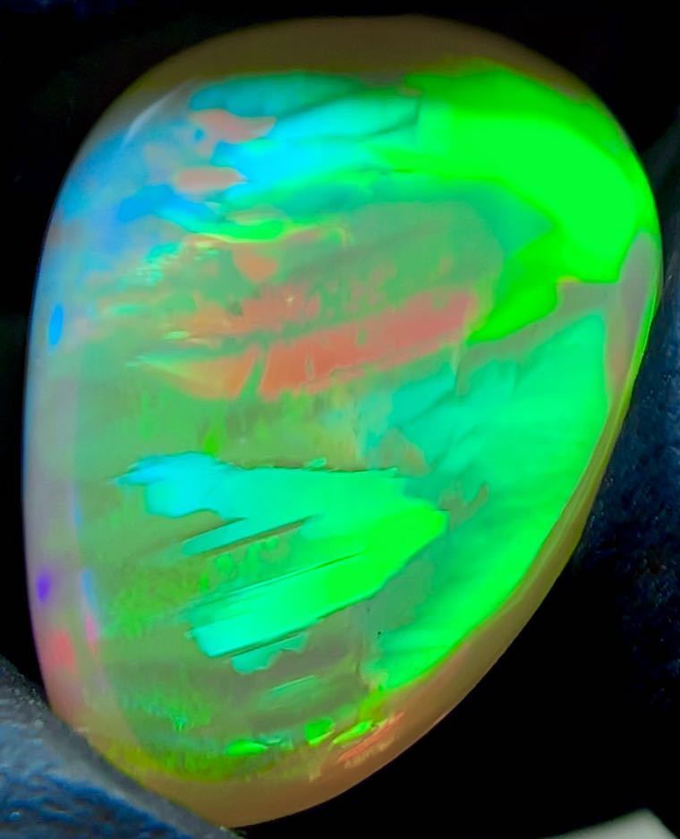 ◆極美◆4.27ct天然エチオピアリボンオパール 宝石 ジュエリー ルース 裸石【コレクション放出】_画像1