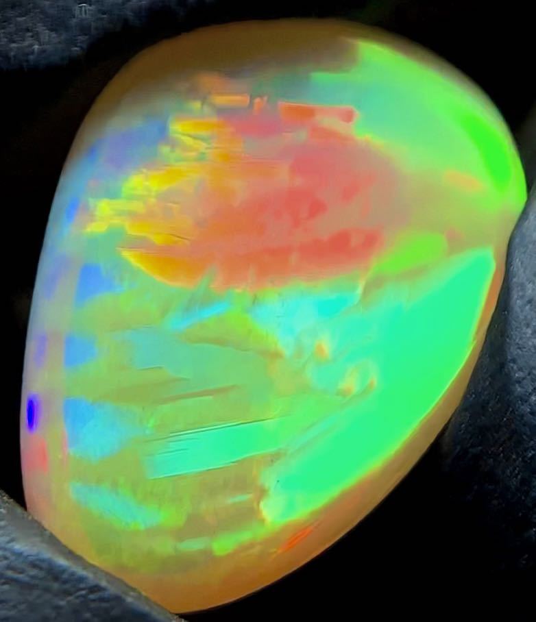 ◆極美◆4.27ct天然エチオピアリボンオパール 宝石 ジュエリー ルース 裸石【コレクション放出】_画像5