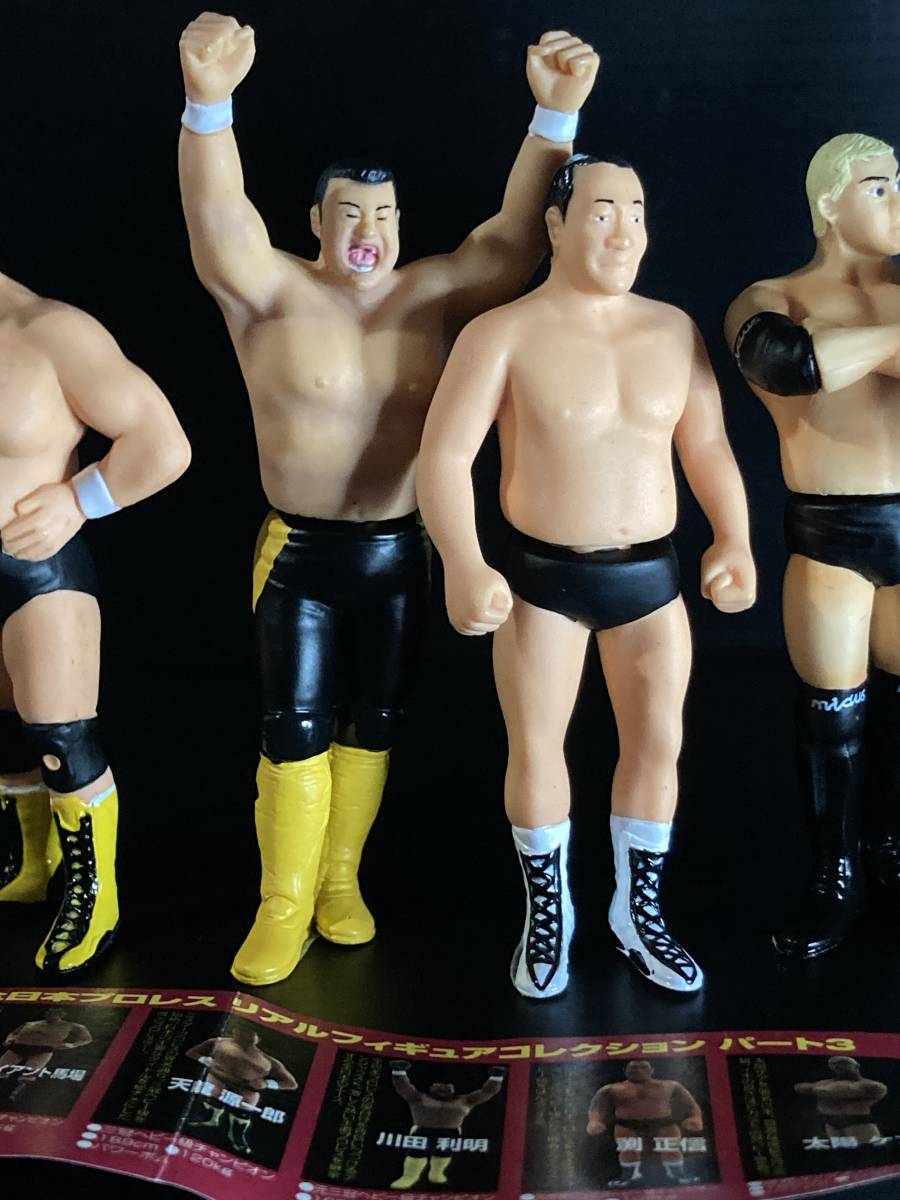  SRシリーズ全日本プロレスリアルフィギュアパート3 ジャイアント馬場 天山広吉ファイティングボックス 天竜川田 渕 太陽 スティーブ_画像3