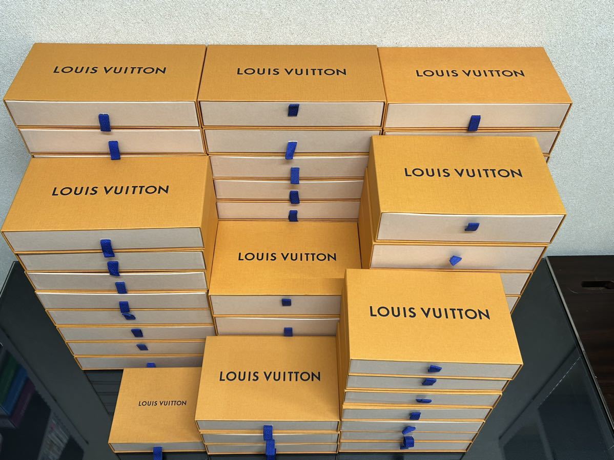 保存箱大量60個 LOUIS VUITTON ルイヴィトン 空箱 長財布入れ 小物入れ