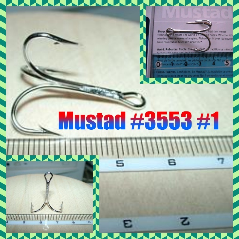 ★マスタッド★#3553#1★(35本)★★🍓★検)アブABUへドンHeddon★ラパラRapalaーCreek Chub★Mustad🍓_画像4