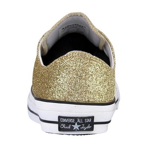 コンバース オールスター 100 グリッター オックス 23.5cm US4.5 定価9350円 ゴールド CONVERSE ALL STAR 100 GLITTER OX_画像5