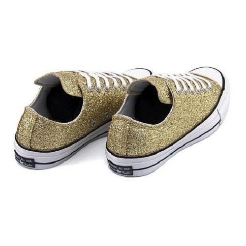 コンバース オールスター 100 グリッター オックス 23.5cm US4.5 定価9350円 ゴールド CONVERSE ALL STAR 100 GLITTER OX_画像3