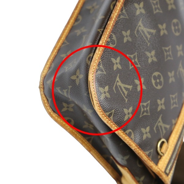 ルイヴィトン ショルダーバッグ M40106 メッセンジャーPM・ボスフォール モノグラム LOUIS VUITTON ブラウン ユニセックス 中古_画像7