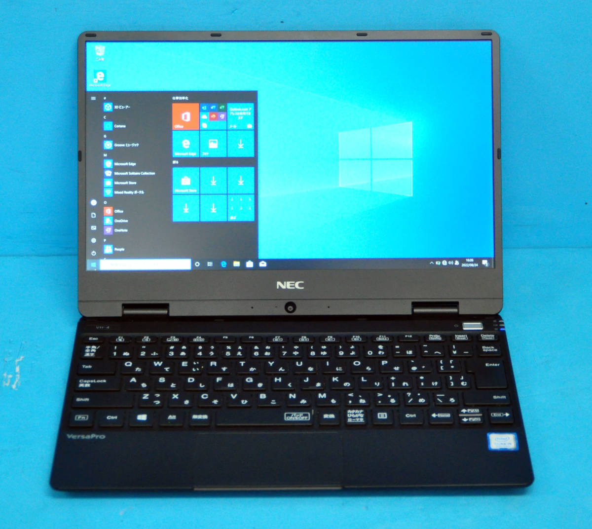 ★良品 上位モデル フルHD NEC VKT13H-5★ 8世代 Core i5-8200Y/ メモリ8GB/ SSD:256GB M.2/ Wlan/ カメラ/ Office2019/ Win11._画像1