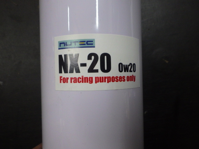 ニューテック　高性能エンジンオイル　NX-20 0-20W 1L缶　レース用　NSF100GROM_画像2