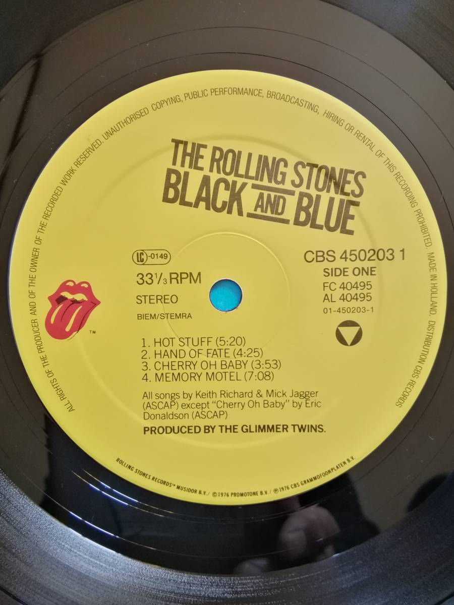 THE ROLLING STONES / BLACK AND BLUE（オランダ盤）_画像3