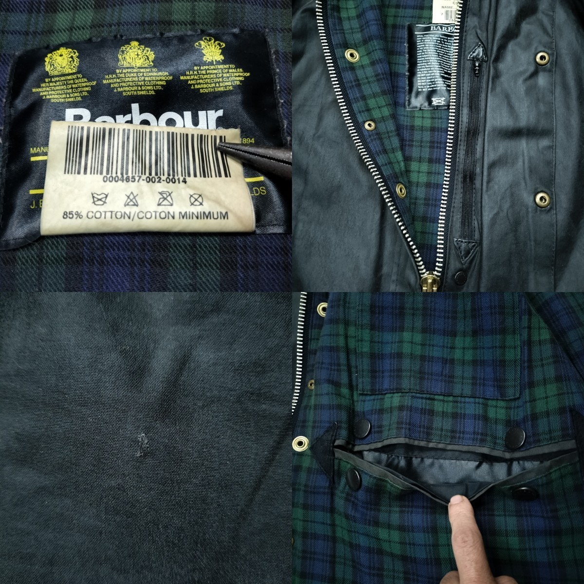 SPECIAL 90s Barbour Border c38 ブラック バブアー ボーダー SPECIAL 90s Barbour Border c38 ブラック バブアー ボーダー