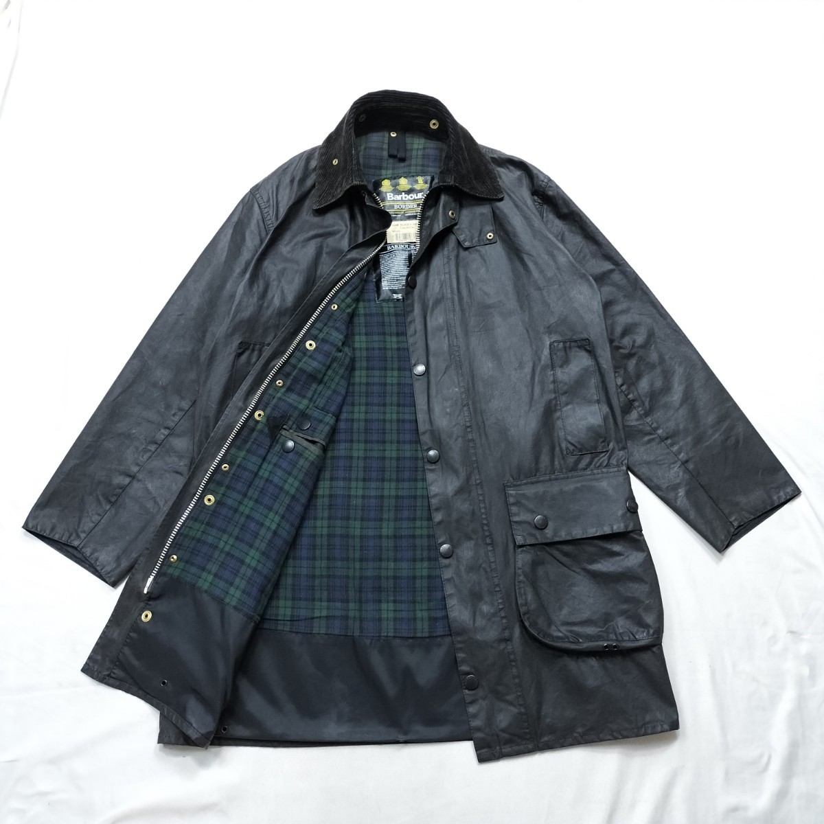 SPECIAL 90s Barbour Border c38 ブラック バブアー ボーダー SPECIAL 90s Barbour Border c38 ブラック バブアー ボーダー