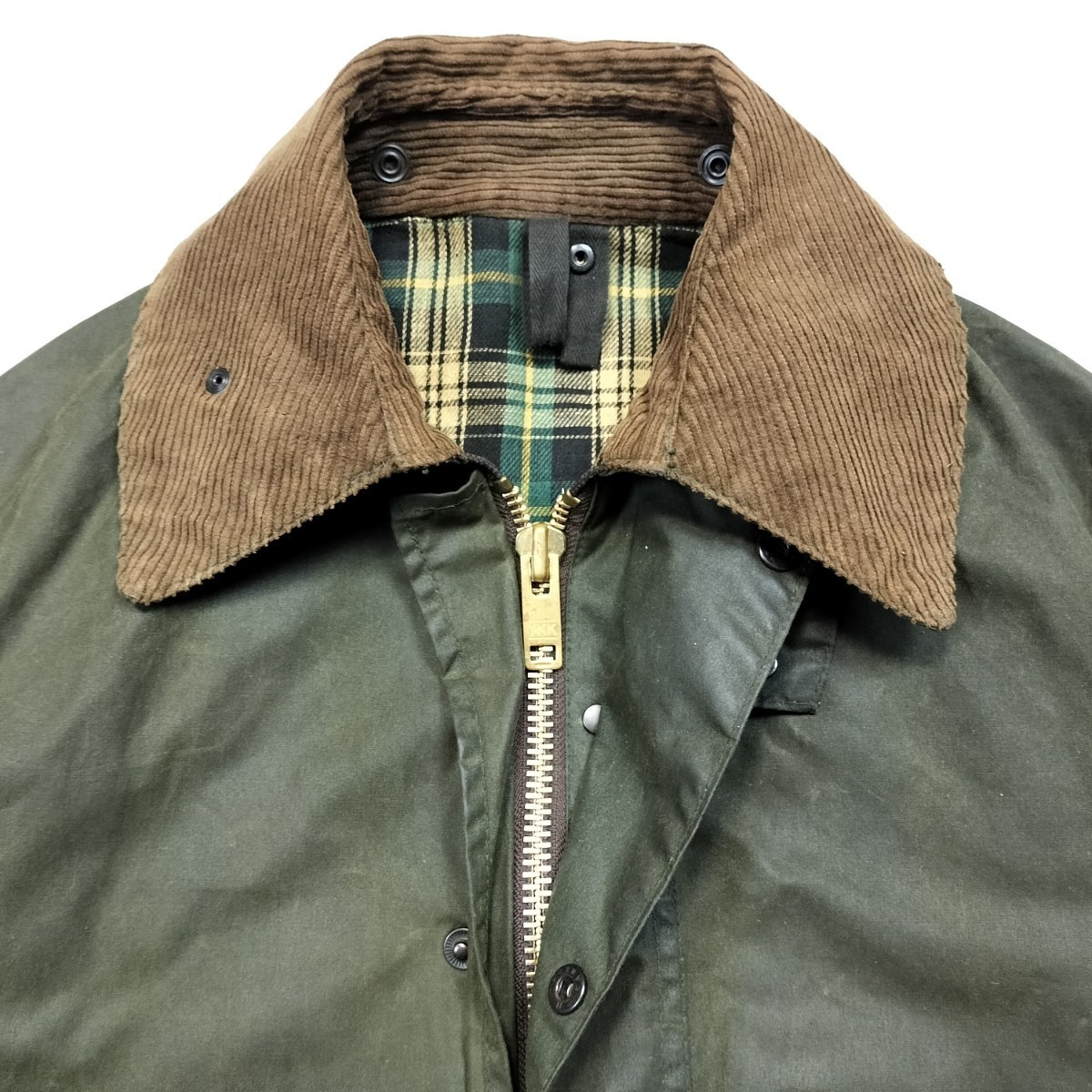 80s Barbour BORDER c36 バブアー ボーダー ミント オイルド 80s Barbour BORDER c36 バブアー ボーダー ミント オイルド