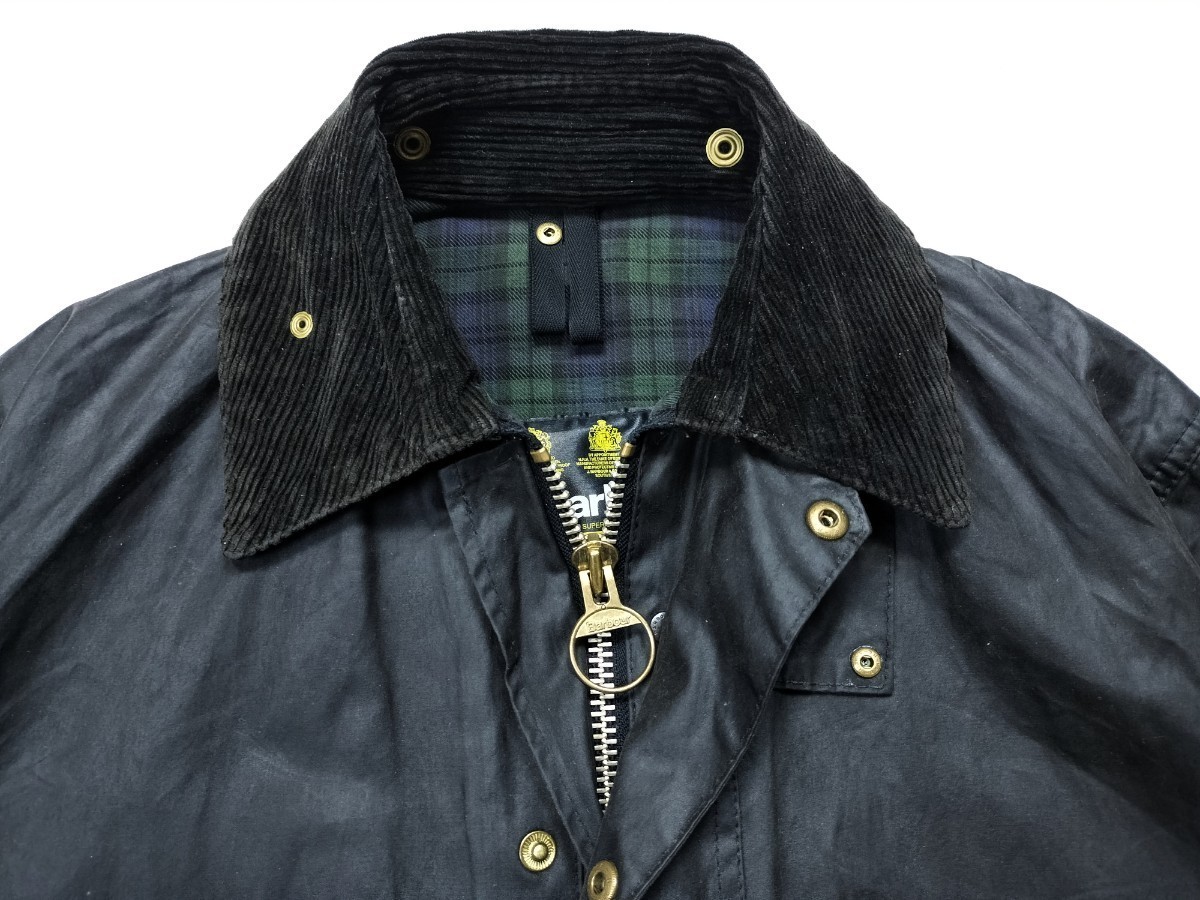 SPECIAL 90s Barbour Border c38 ブラック バブアー ボーダー SPECIAL 90s Barbour Border c38 ブラック バブアー ボーダー