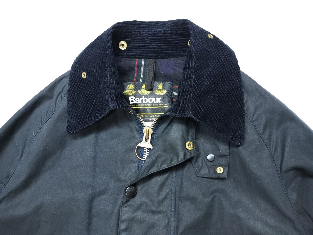 SPECIAL 80s Barbour viyella Bedale M　ネイビー　ビンテージ　バブアー ビデイル　beaufort　ビューフォート　_画像2