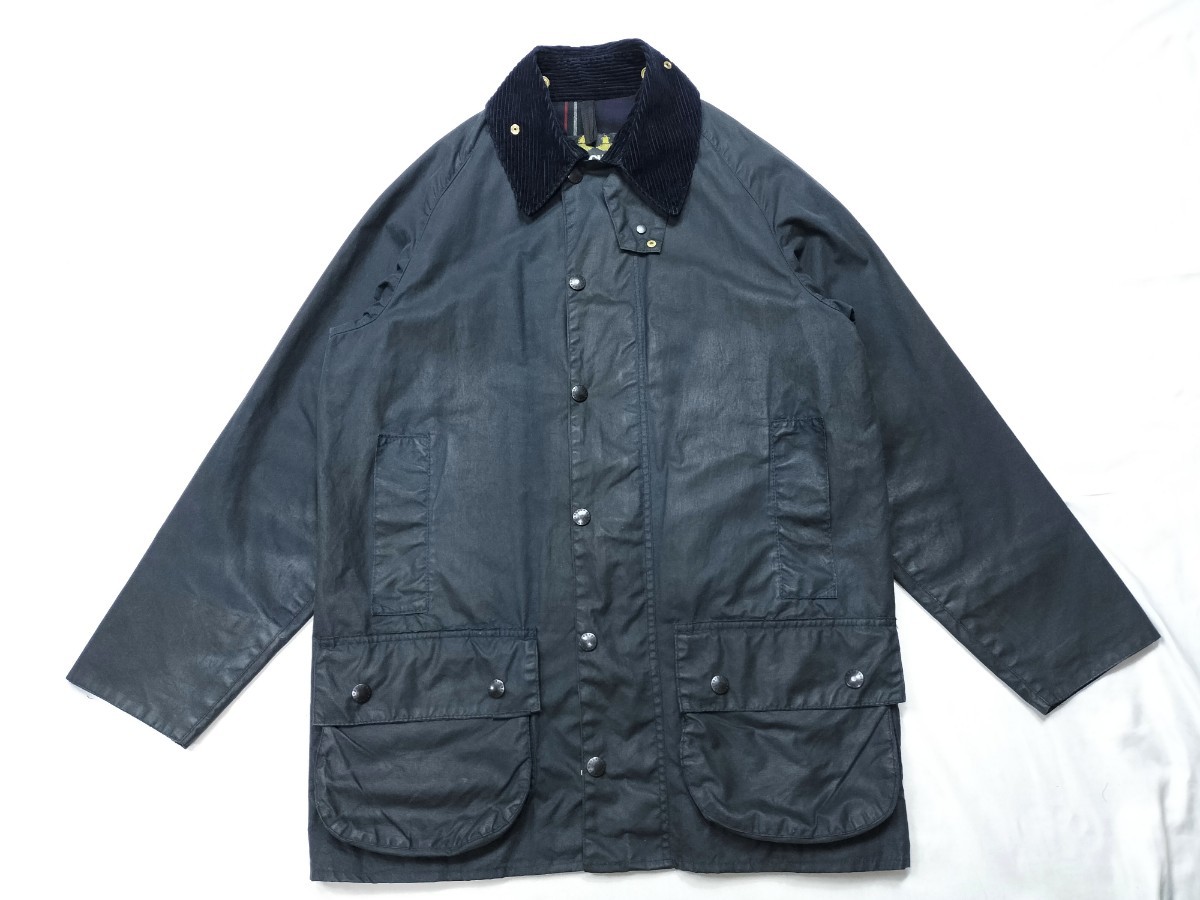 SPECIAL 80s Barbour viyella Bedale M　ネイビー　ビンテージ　バブアー ビデイル　beaufort　ビューフォート　_画像5