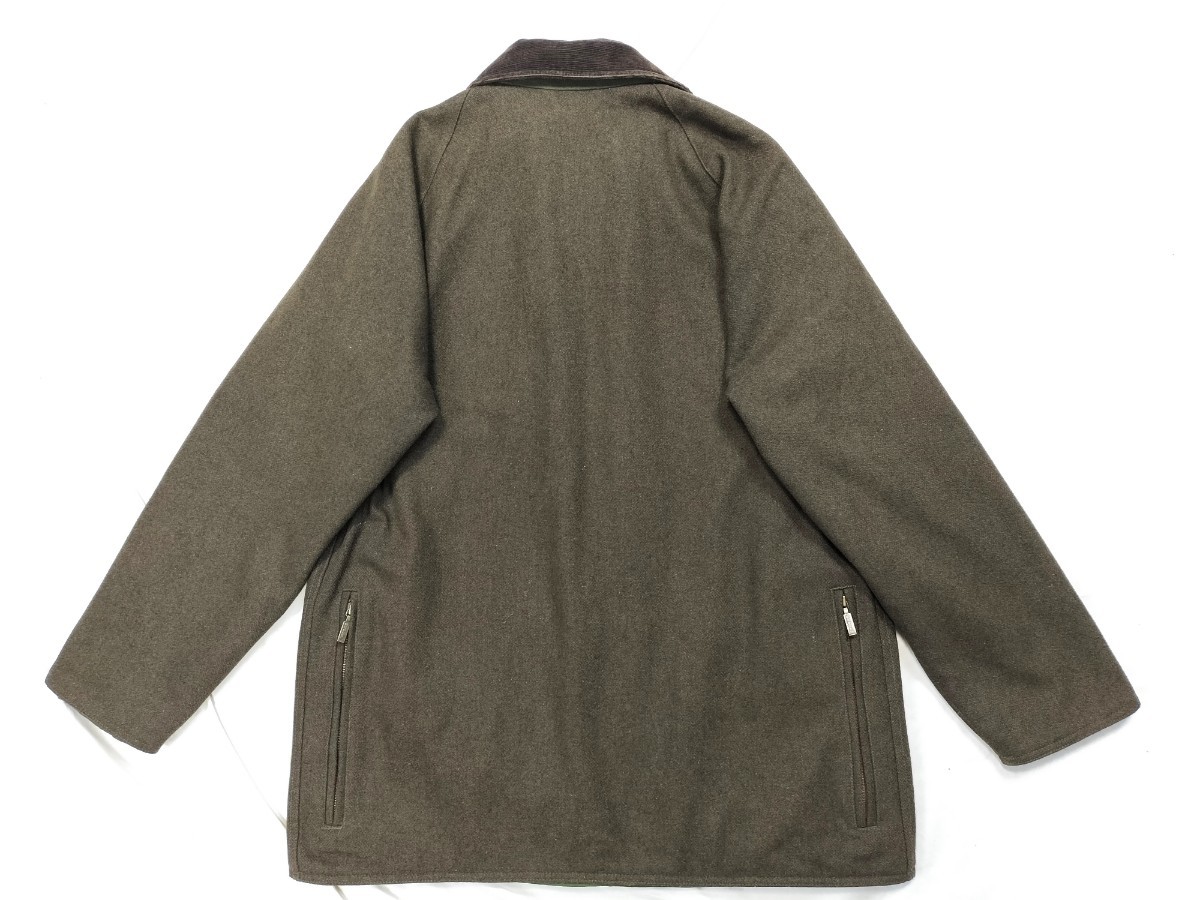 00s Barbour wool beaufort オリーブグリーン M バブアー ウール 00s Barbour wool beaufort オリーブグリーン M バブアー ウール
