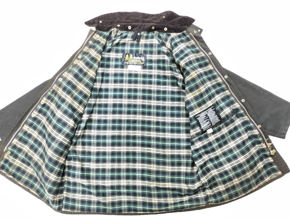 ほぼデッドストック 2crest BARBOUR SOLWAY ZIPPER c42 1985年 ほぼデッドストック 2crest BARBOUR SOLWAY ZIPPER c42 1985年