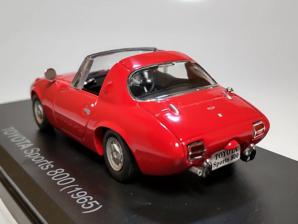 トヨタ スポーツ 800(1965) 1/43 アシェット 国産名車コレクション ダイキャストミニカー_画像3