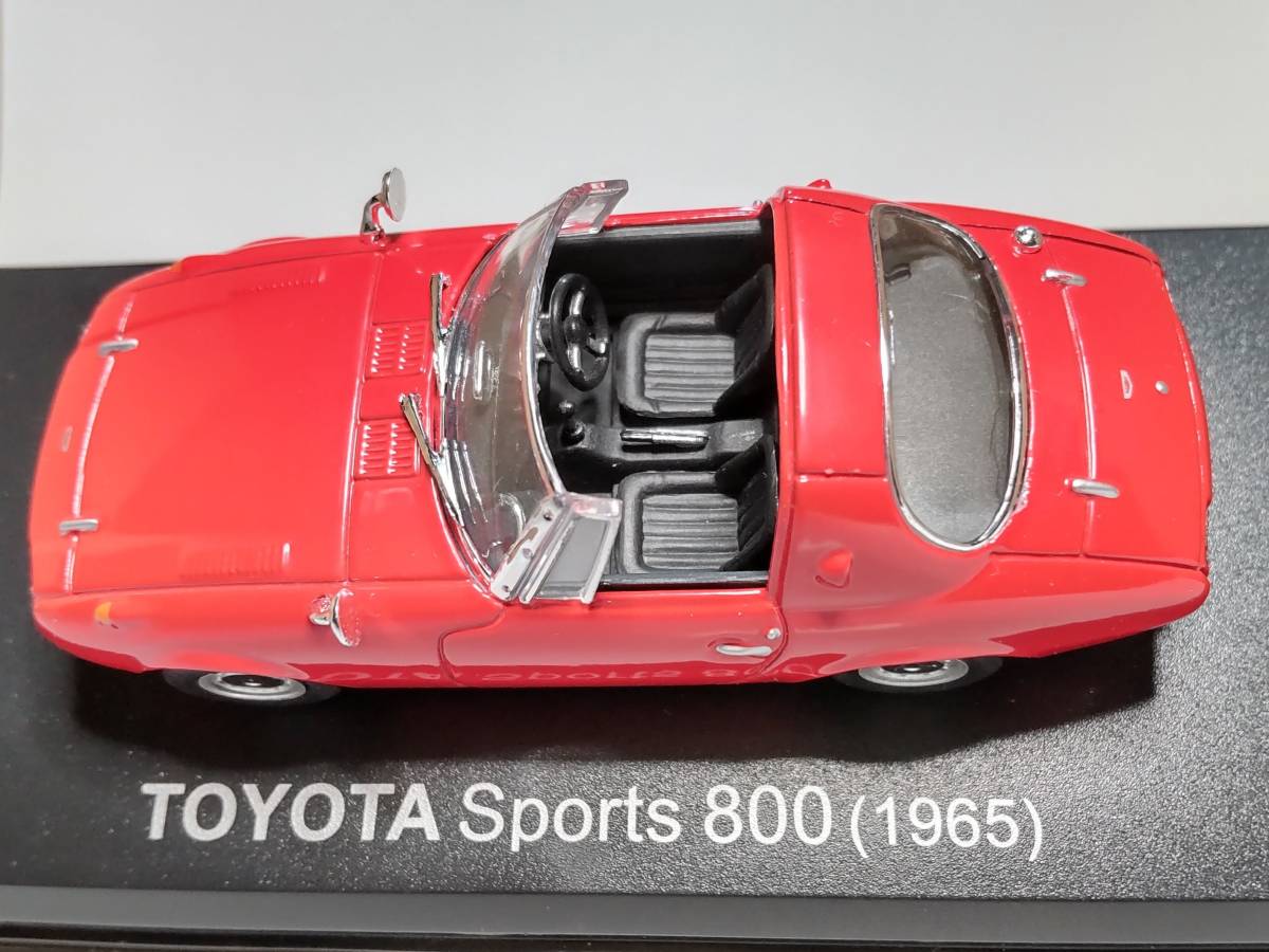 トヨタ スポーツ 800(1965) 1/43 アシェット 国産名車コレクション ダイキャストミニカー_画像7