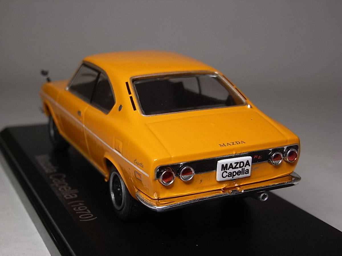 ◆マツダ カペラ(1970) 1/43 国産名車コレクション アシェット ダイキャストミニカー_画像3