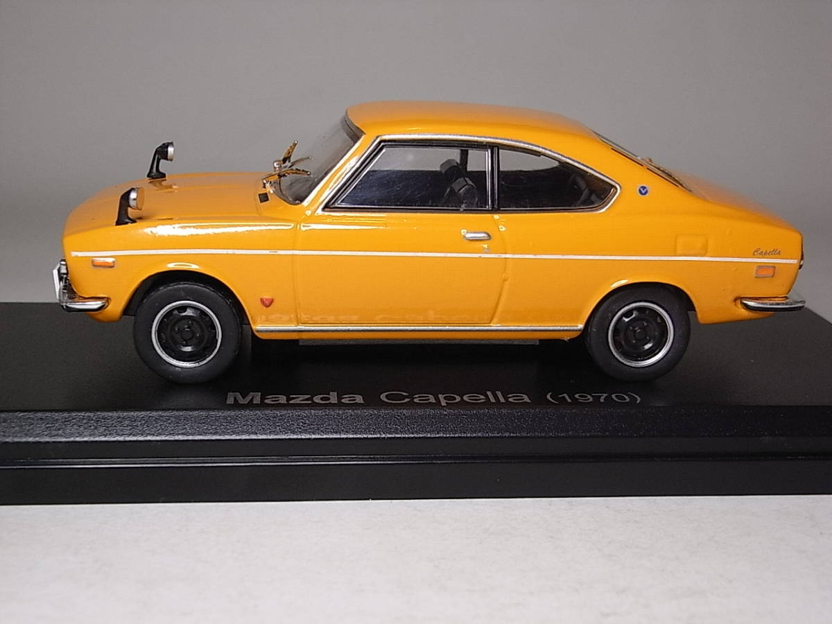 ◆マツダ カペラ(1970) 1/43 国産名車コレクション アシェット ダイキャストミニカー_画像2