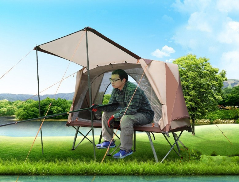  原文:新品★高品質★簡易テント キャンプ アウトドア★ 晴雨両用★ 釣り具
