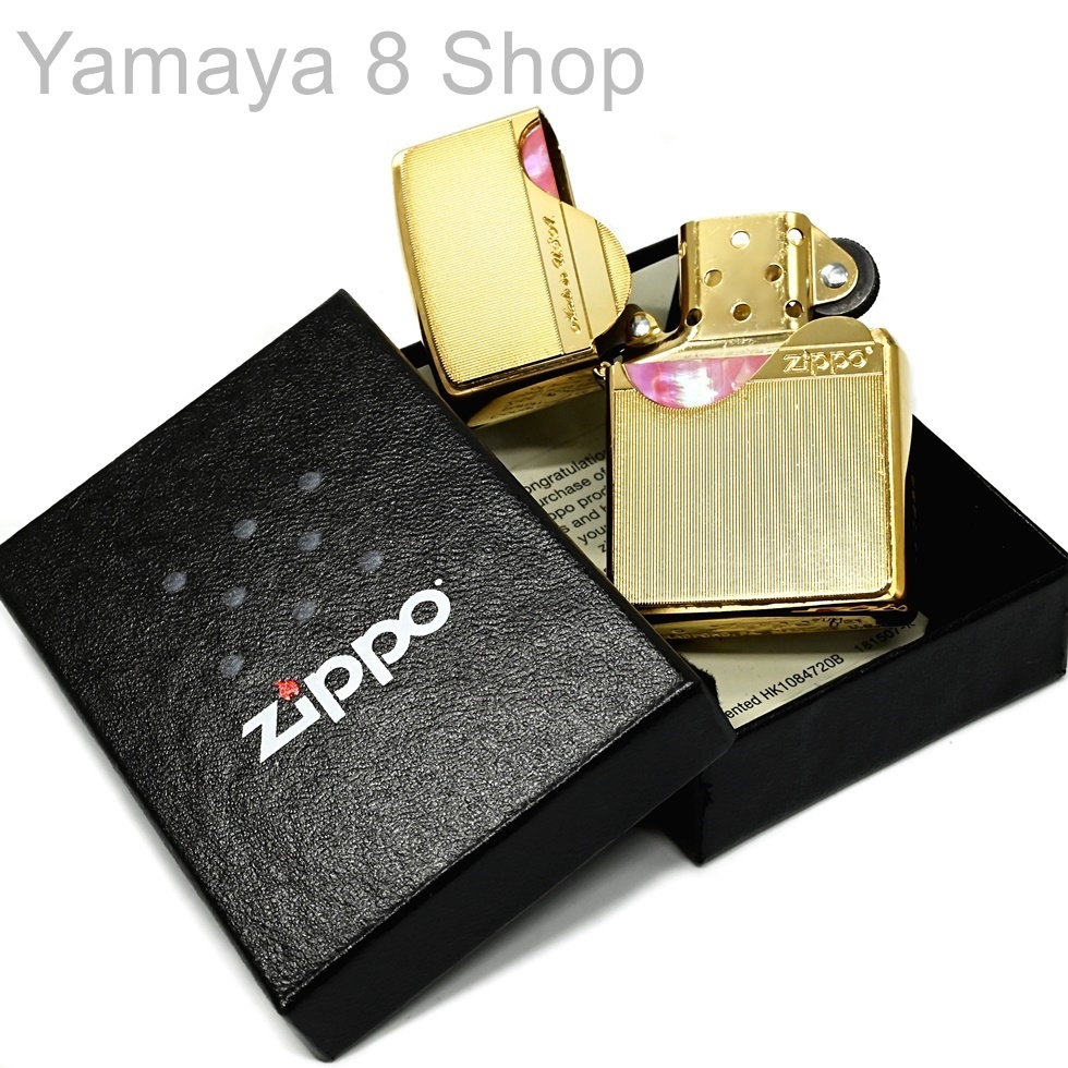 新品 ZIPPO 限定 トリックシェル ゴールド 金タンク ジッポー ライター_画像6