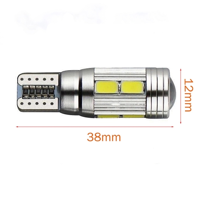 新!!雅虎auc非常受歡迎！ T10型SAMSUNG製造了5730SMD 10系列！投影機燈大型素數10件套純白光全LED製作混合兼容豐田等 原文:NEW!!ヤフオク大人気！T10型SAMSUNG製5730SMD10連！プロジェクターライト メガ盛り10個セット 純白光 フルLED化 ハイブリッド対応 トヨタ等