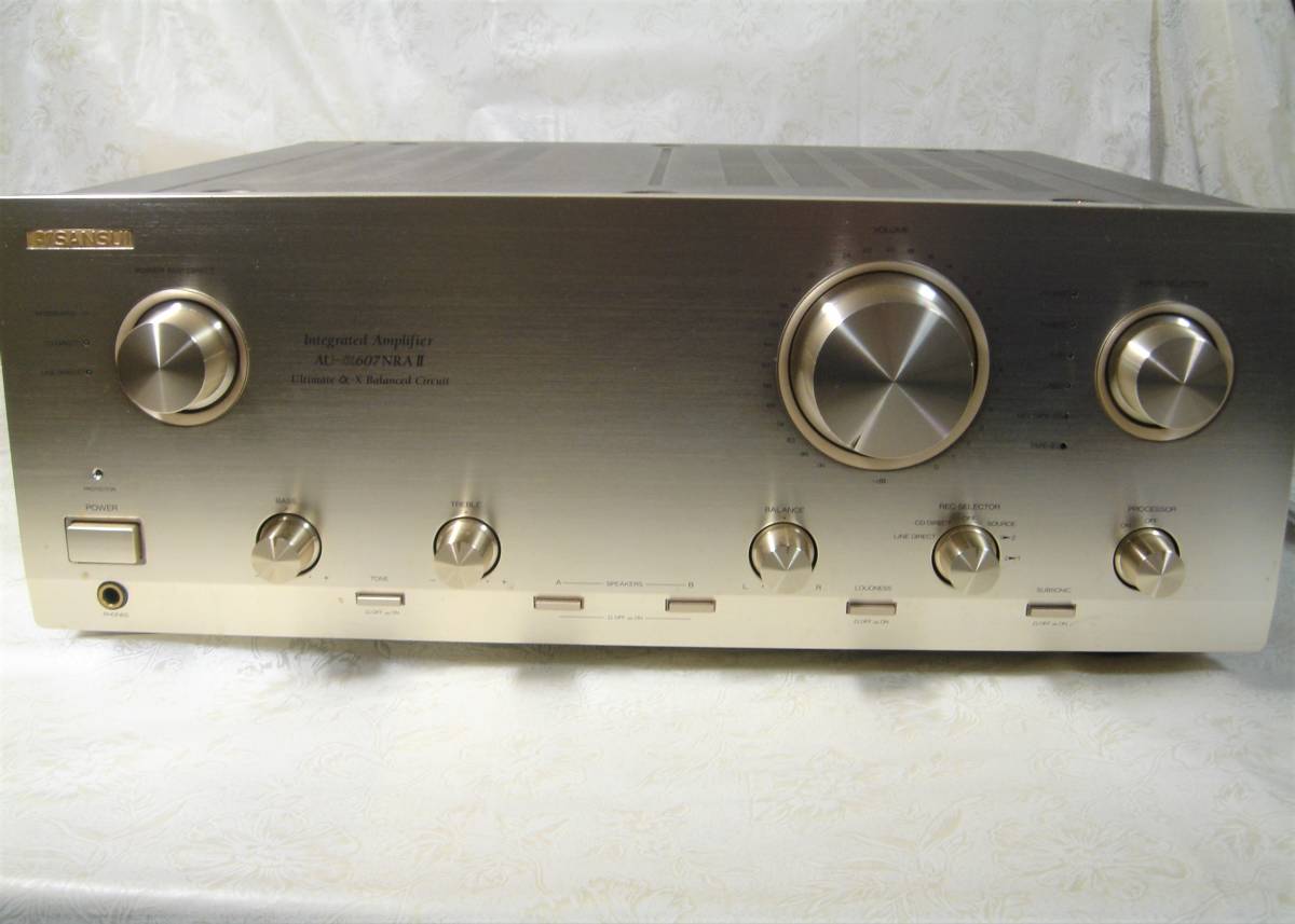 Sansui SANSUI集成放大器AU - α607NRA II操作項目 原文:サンスイ SANSUI インテグレーテッドアンプ AU-α607NRAⅡ 動作品