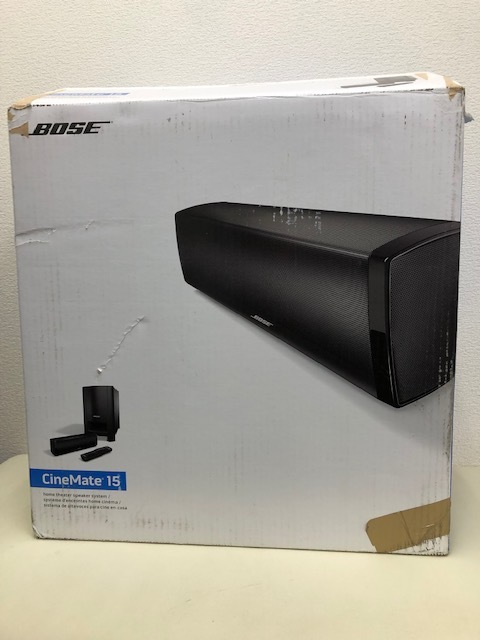  原文:BOSE　ボーズ　【CineMate15】　ホームシアターシステム　音出し確認済　中古　箱入り　美品