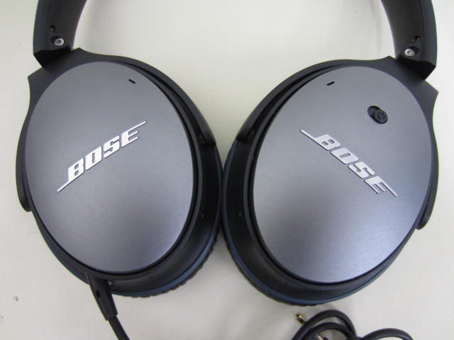 BOSE BOSS【QC25】QuietComfort 25 Acoustic Noice取消二手聲音確認完成盒裝黑色 原文:BOSE　ボーズ　【QC25】　QuietComfort25　Acoustic Noice Cancelling　中古　音出し確認済　箱入り　ブラック　　