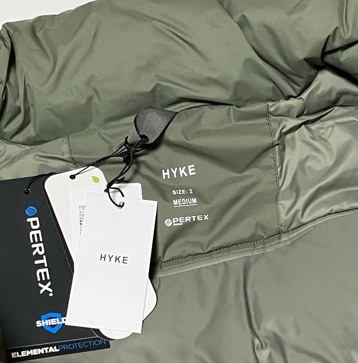 23aw HYKE PERTEX PUFF MONSTER PARKA ハイク モンスター 23aw HYKE PERTEX PUFF MONSTER PARKA ハイク モンスター