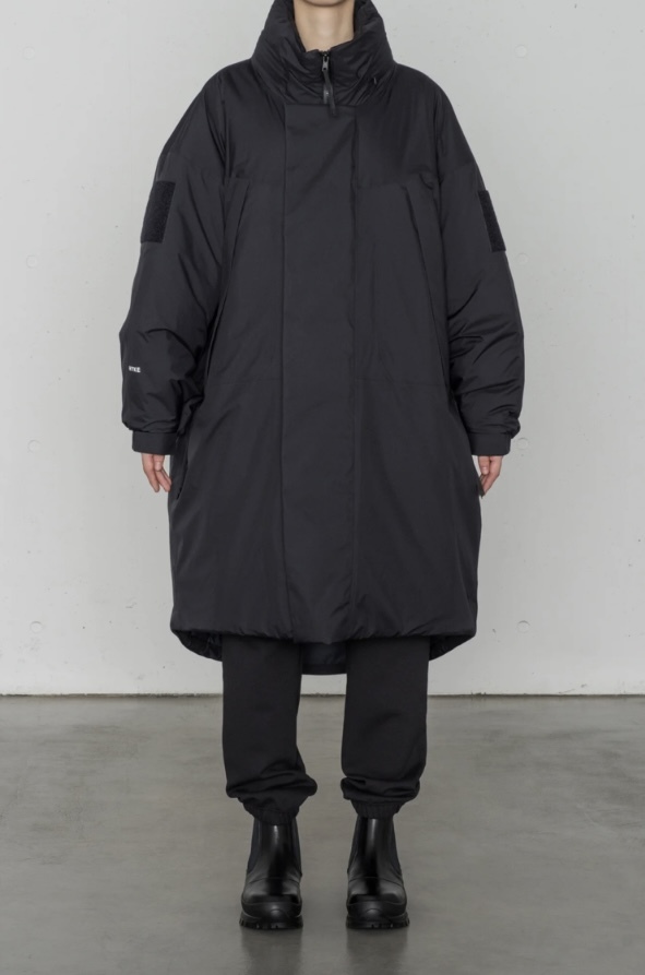 23aw HYKE PERTEX PUFF MONSTER PARKA ハイク モンスターパーカー ブラック サイズ2 新品_画像1