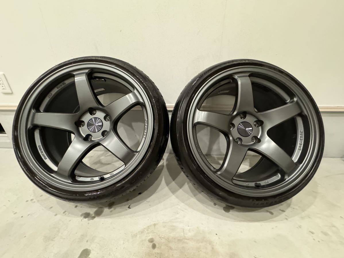 ENKEI/エンケイ PF05 18×9.5J 5/114.3 +38 Matte Dark Gunmetallic 4本